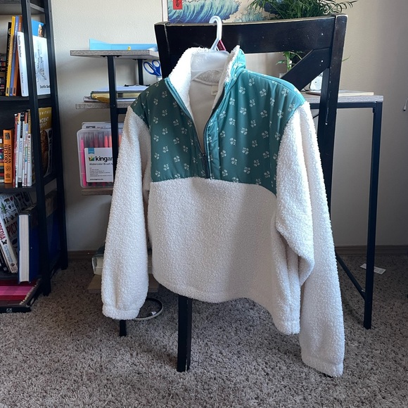 Universal thread colorblock 3/4 zip Sherpa - Picture 4 of 6